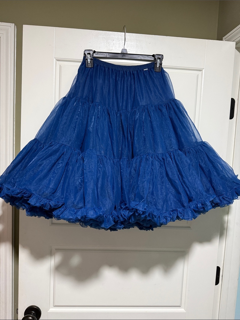 Sam's 835 Blue Square Dance Crinoline Slip Size M petticoat dancing vintage 50’s